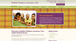 Desktop Screenshot of buffalopediatric.com